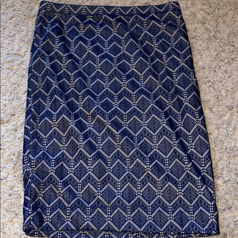 The Limited Blue High-Waisted Skirt